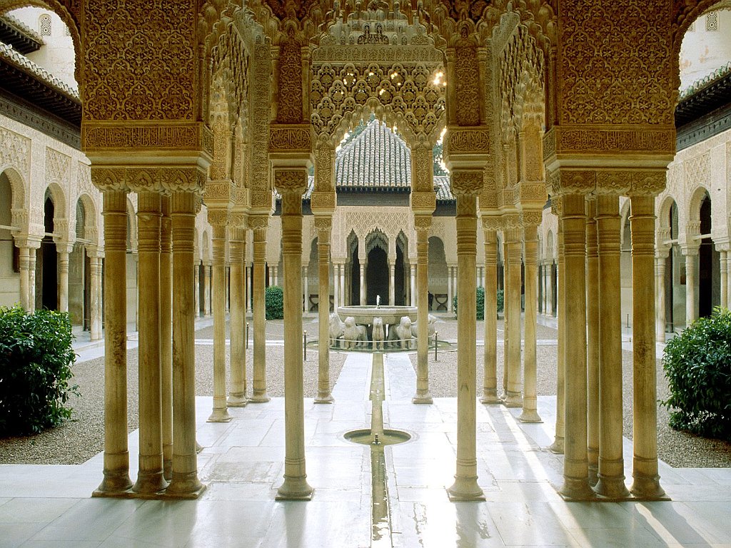 Court of the Lions, Alhambra, Granada, Spain